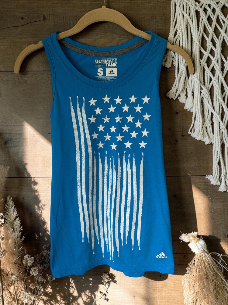Adidas tank top adult small